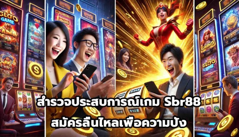 สำรวจประสบการณ์เกม Sbr88 สมัครลื่นไหลเพื่อความปัง-8